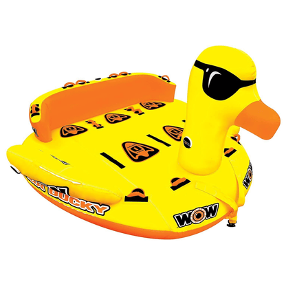 WOW Watersports Mega Ducky 5P Towable with Extra High Backrest Jupiter Gear Home