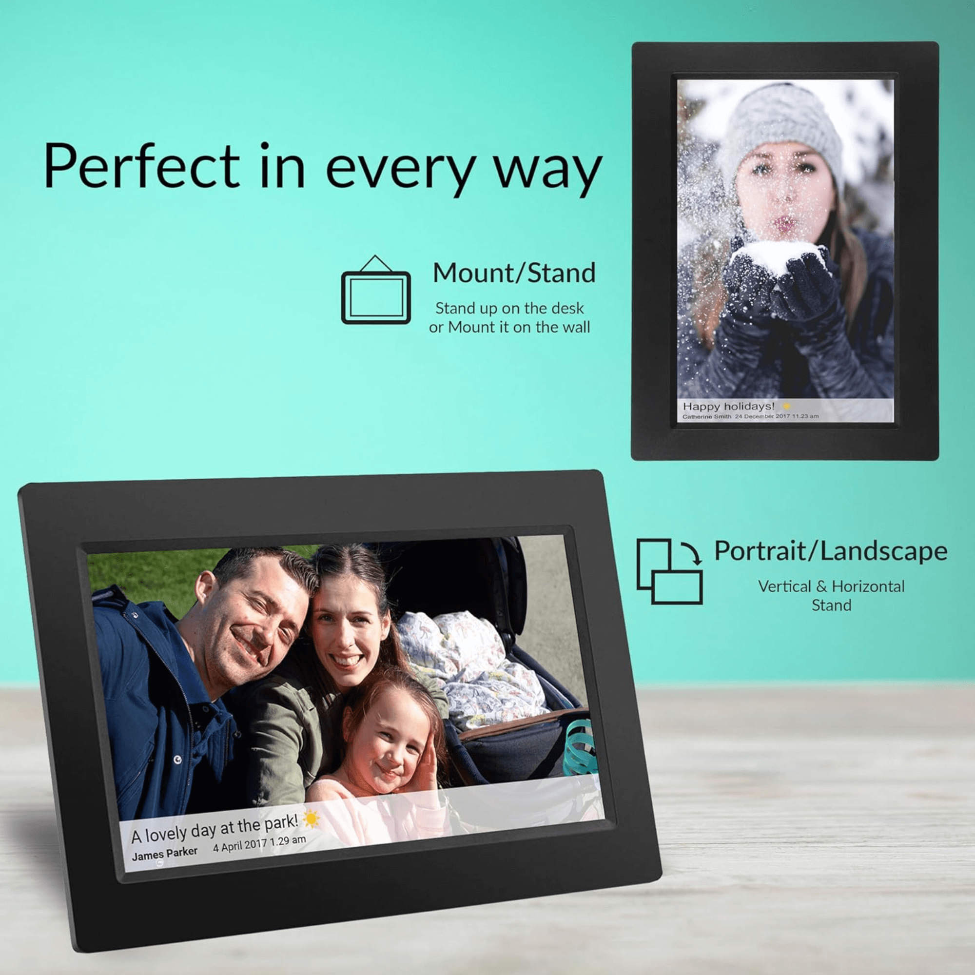 Supersonic 10" Smart WiFi Photo Frame Jupiter Gear Home