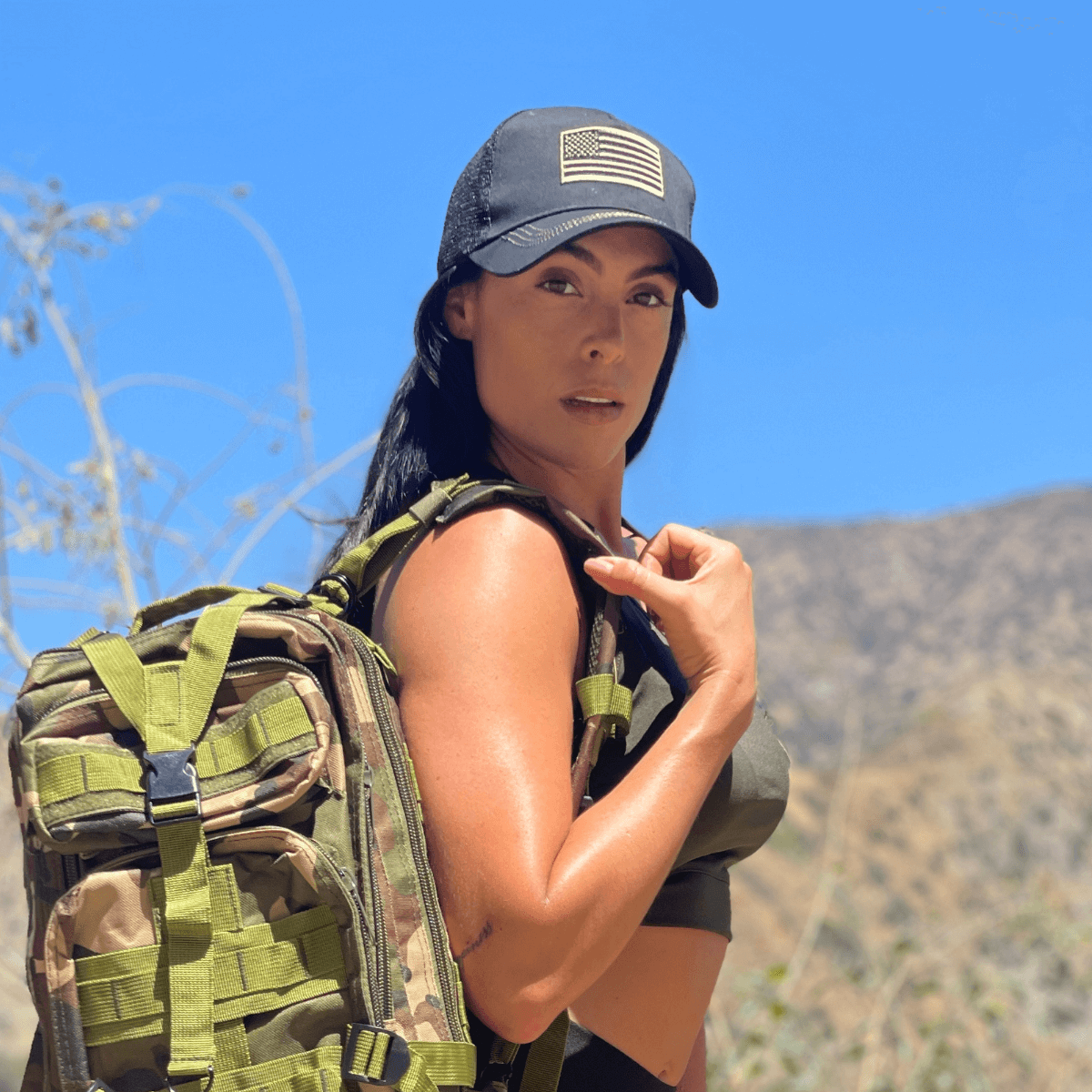JupiterGear American Flag Trucker Hat with Adjustable Strap | Breathable &amp; Unisex Jupiter Gear Home