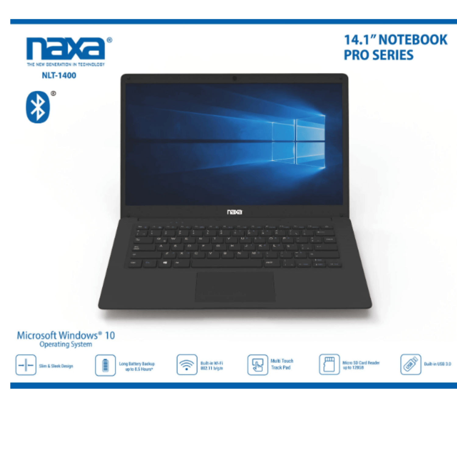 Naxa 14.1" Notebook Pro Series - Refurbished Jupiter Gear Home