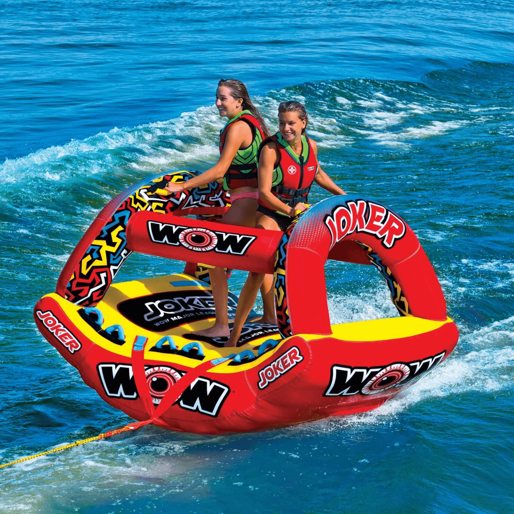 WOW Watersports Joker 3-Person Towable with Power Tower and Handles Jupiter Gear Home
