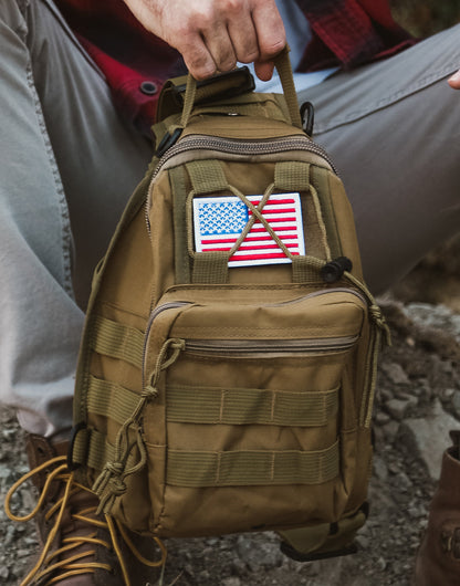 JupiterGear Tactical Military Sling Backpack Shoulder Bag Molle Outdoor Daypack Backpack with Adjustable Strap Jupiter Gear Home