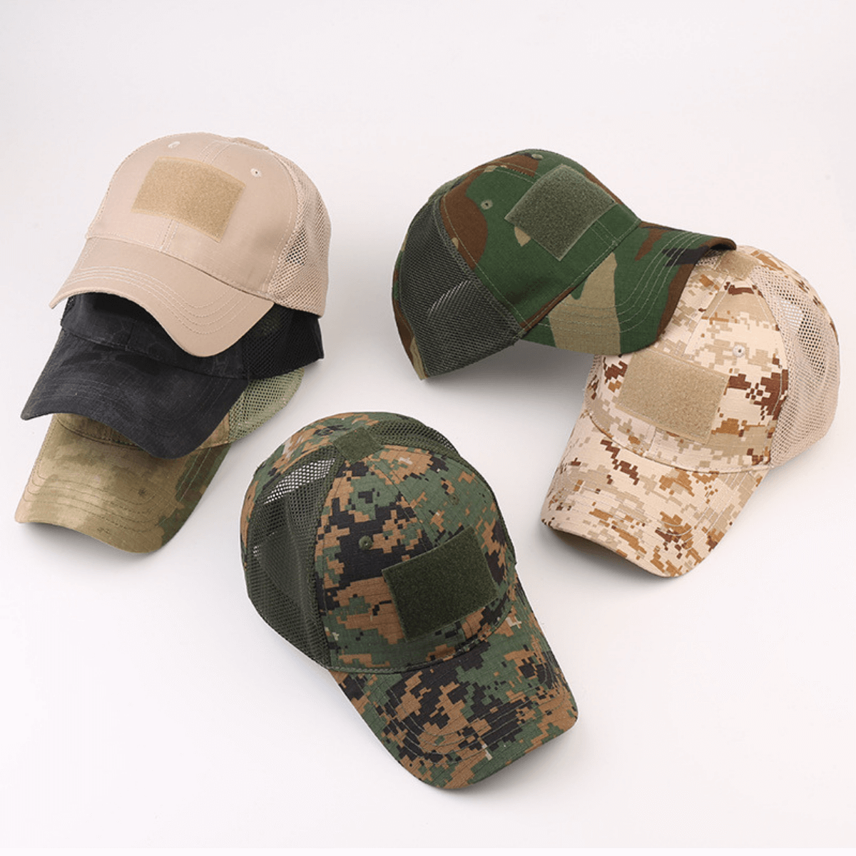 JupiterGear Military-Style Tactical Patch Hat with Adjustable Strap | Breathable &amp; Unisex Jupiter Gear Home