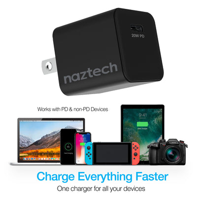 Naztech 20W PD Mini Fast Wall Charger Jupiter Gear Home