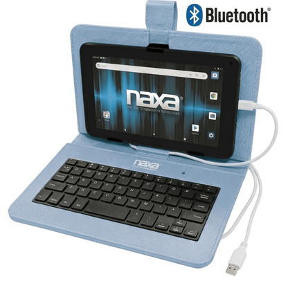 Naxa 10.1" Core Android 11 Tablet Kit Blue - Refurbished Jupiter Gear Home