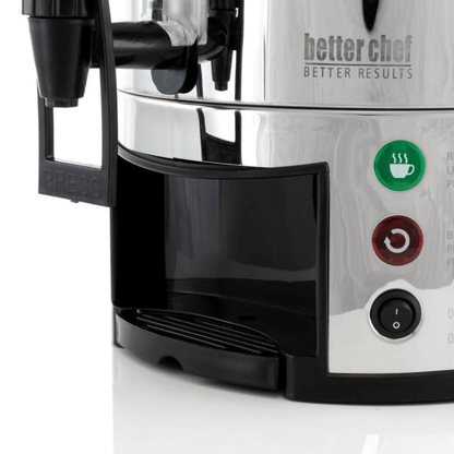 Better Chef 100 Cup Stainless Steel Urn Coffeemaker Jupiter Gear Home