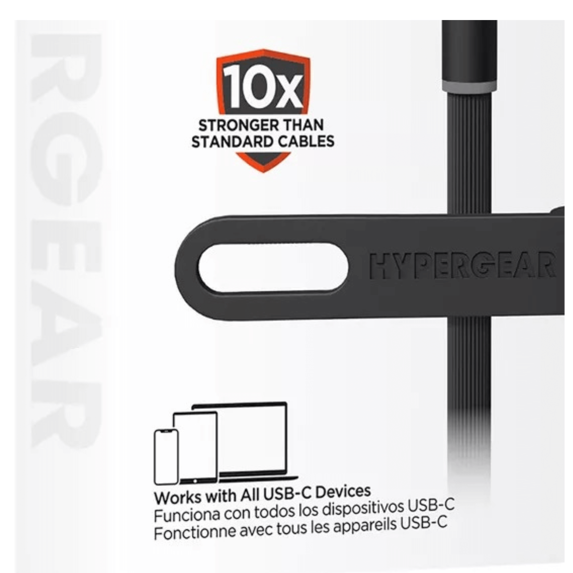 HyperGear Flexi PRO USB-C to USB-C Cable 10ft Jupiter Gear Home