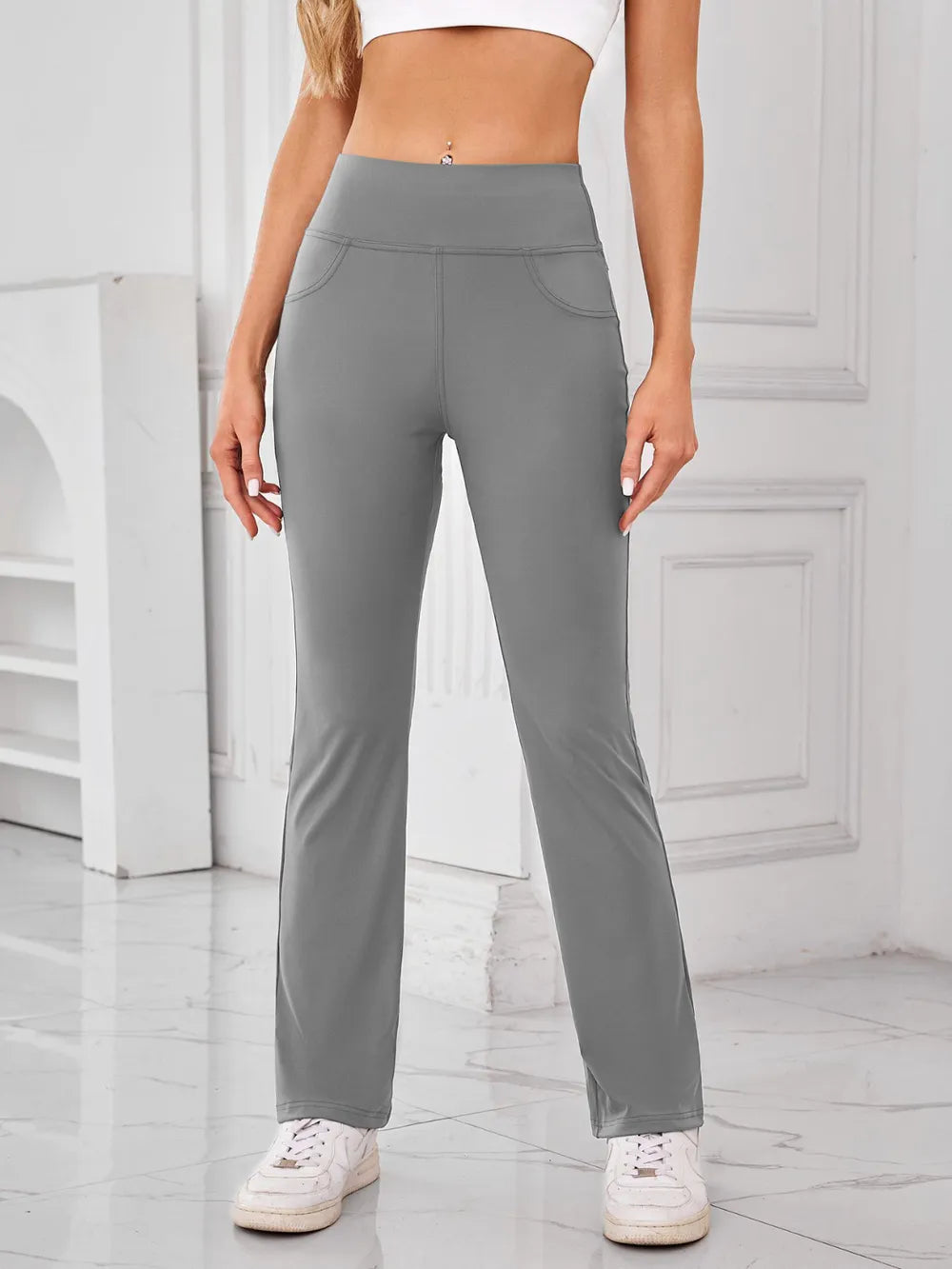 JupiterGear High-Waisted Pants with Pockets Jupiter Gear Home