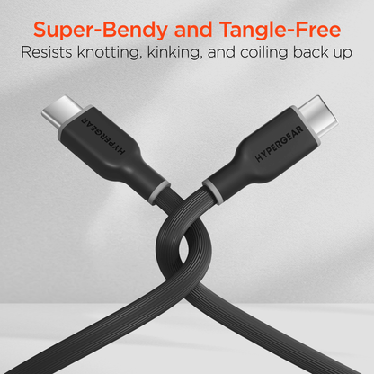 HyperGear Flexi PRO USB-C to USB-C Cable 6ft Jupiter Gear Home