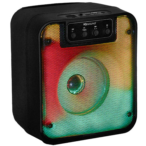 IQ Sound 4" Bluetooth Speaker FIRE BOX with TWS and LED Fire Light Show Jupiter Gear Home