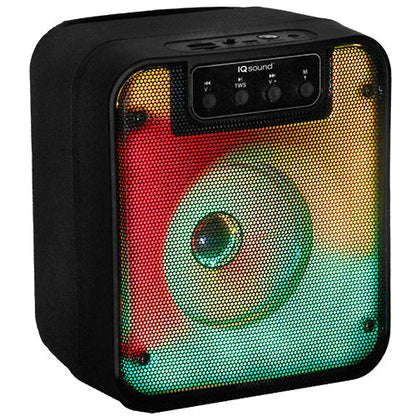 IQ Sound 4" Bluetooth Speaker FIRE BOX with TWS and LED Fire Light Show Jupiter Gear Home