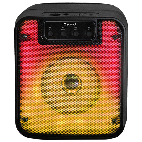 IQ Sound 4" Bluetooth Speaker FIRE BOX with TWS and LED Fire Light Show Jupiter Gear Home