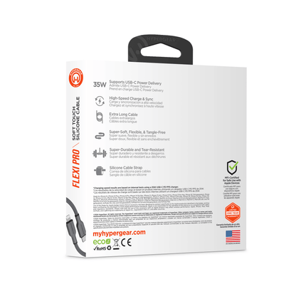 HyperGear Flexi PRO USB-C to Lightning Cable 10ft Jupiter Gear Home