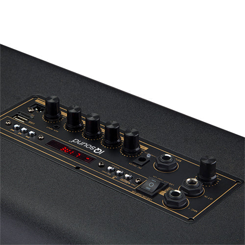 Supersonic Portable PA System Karaoke Speaker with TWS, FM Radio &amp; LED Disco Ball (IQ-906K) Jupiter Gear Home