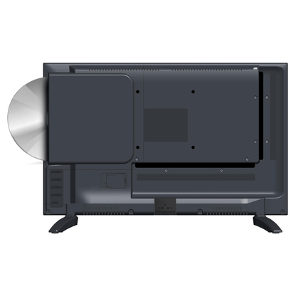 Supersonic 19-inch LED Smart HDTV with DVD Player ATSC and NTSC System ACDC Compatible Jupiter Gear Home