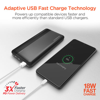 HyperGear 10000mAh 20W PD + USB Power Bank Jupiter Gear Home