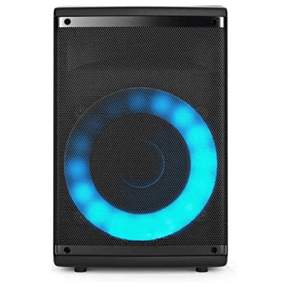 Norcent Portable Bluetooth TWS 8" Speaker System with Flashing LED Lights Jupiter Gear Home