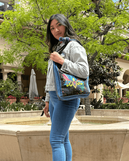 Kathmandu Collection Lotus Handmade Hobo Bag Jupiter Gear Home