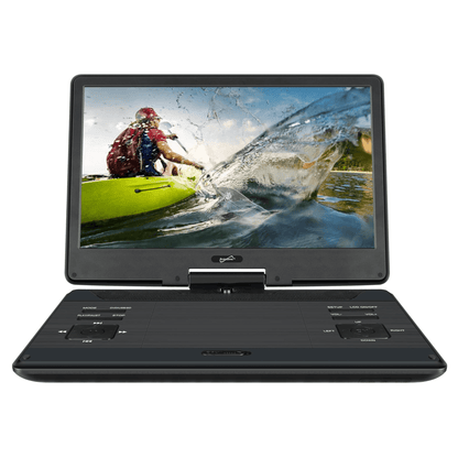 Supersonic 14-Inch Portable LED DVD Player with Built-in Hybrid TV Tuners ACDC Compatible Jupiter Gear Home