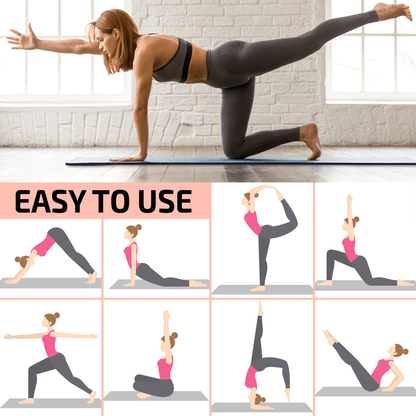 XGear Fitness Thick Travel Yoga Mat with Carrying Strap Jupiter Gear Home