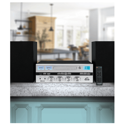 Victor Milwaukee II Desktop Bluetooth CD Stereo System Jupiter Gear Home