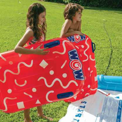 WOW Watersports 25 Ft Mega Backyard Slide w Splash Pool and High Side Walls Jupiter Gear Home