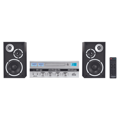 Victor Milwaukee II Desktop Bluetooth CD Stereo System Jupiter Gear Home