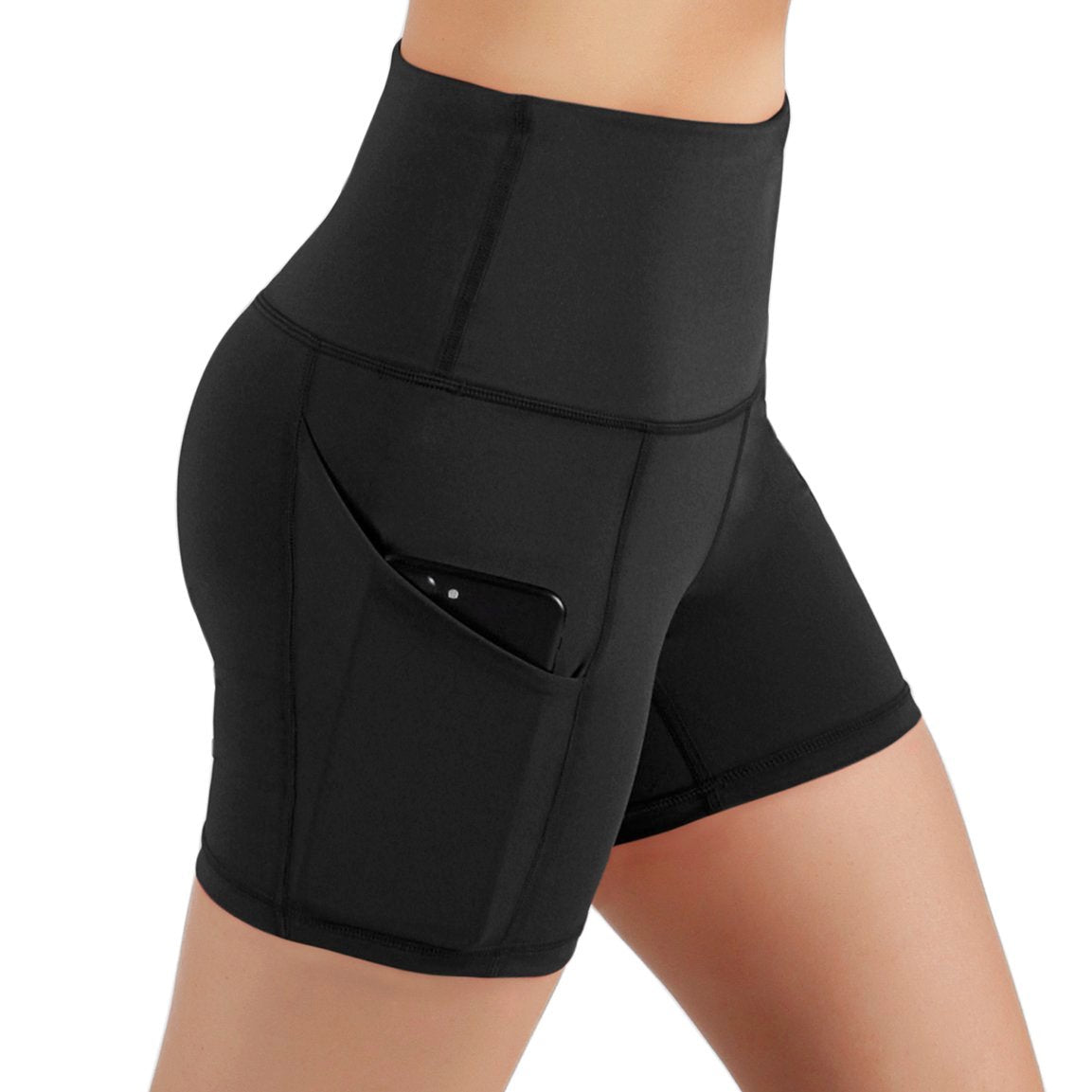 JupiterGear Jolie High-Waisted Athletic Shorts with Hip Pockets Jupiter Gear Home
