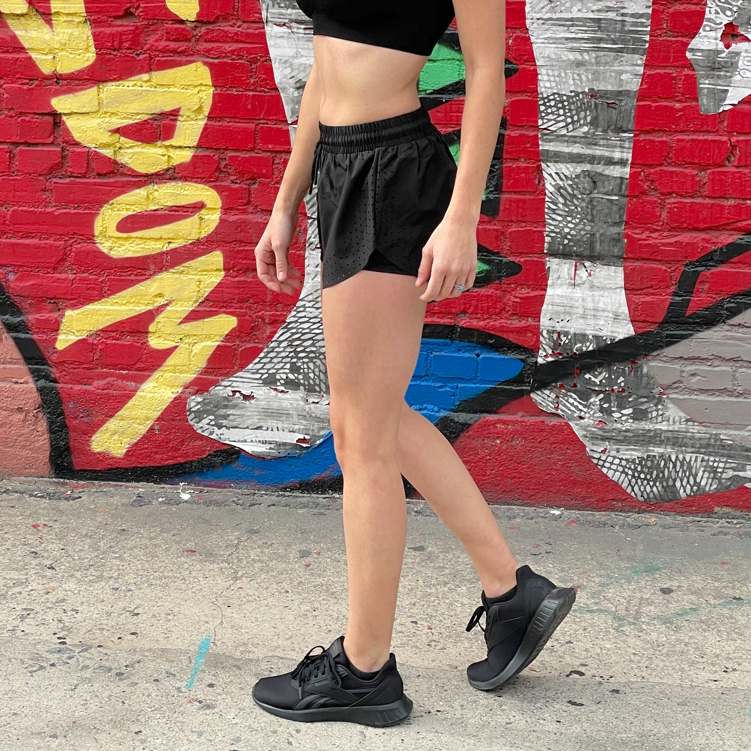 JupiterGear Arielle Athletic Shorts with Built-In Compression Liner for Working Out, Yoga and Running Jupiter Gear Home