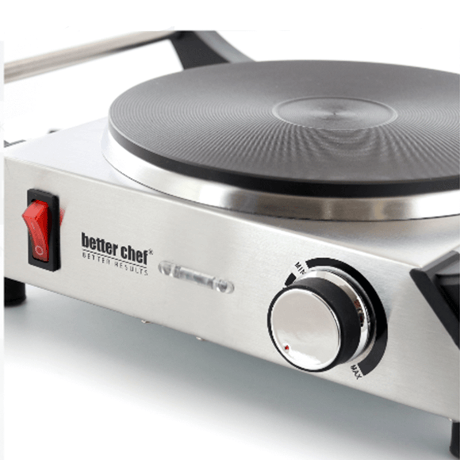 Better Chef Stainless Steel Electric Solid Element Countertop Single Burner Jupiter Gear Home