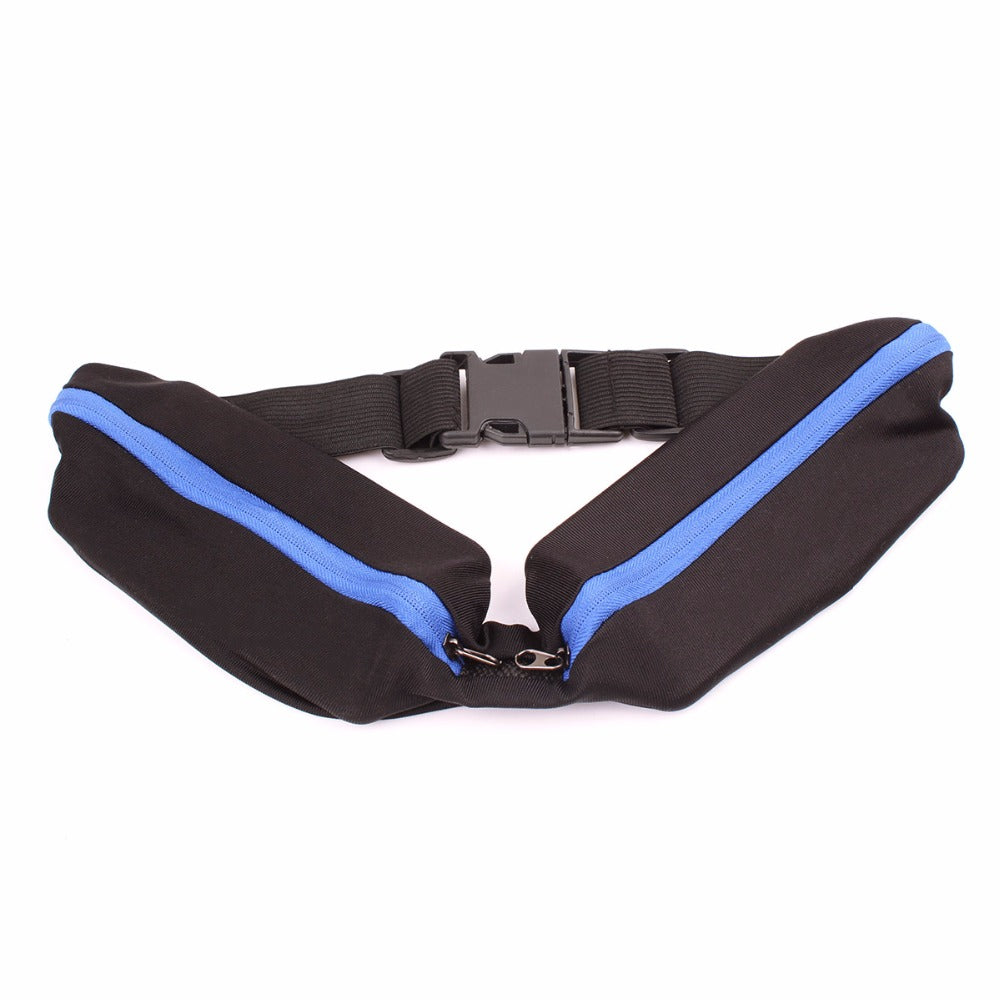 JupiterGear Dual Pocket Running Belt Sports and Travel Fanny Pack for Jogging, Cycling and Outdoors Jupiter Gear Home