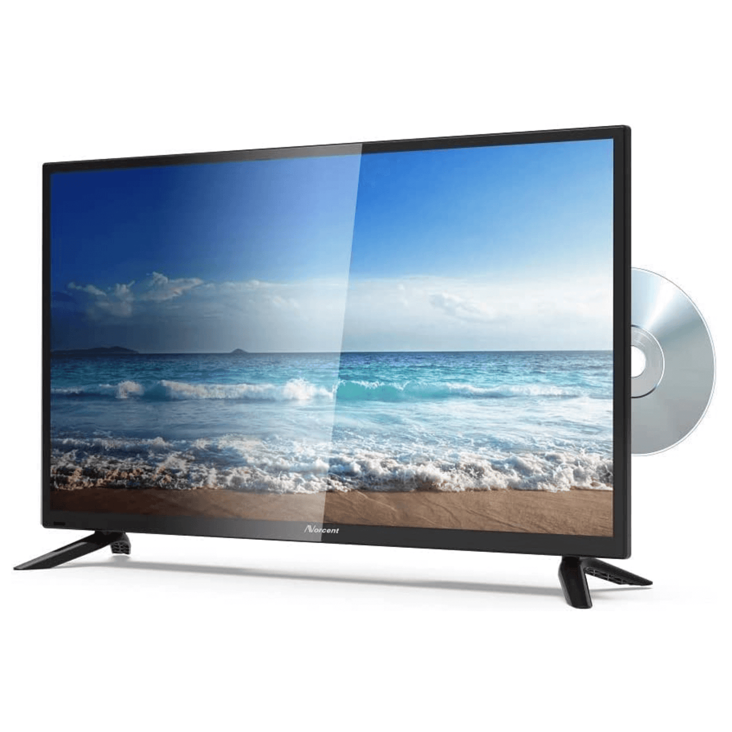 Norcent 32 Inch 720P LED HD Backlight Flat TV DVD Combo with Full Range Speakers Jupiter Gear Home
