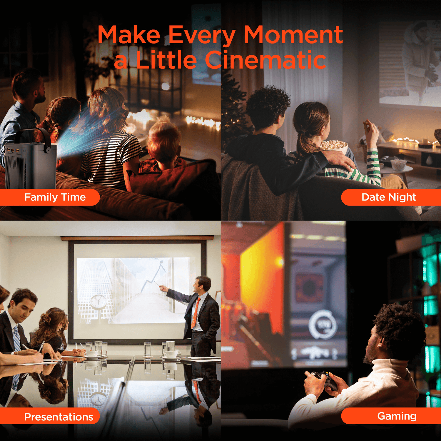 HyperGear CineMini Portable Mini Projector Jupiter Gear Home