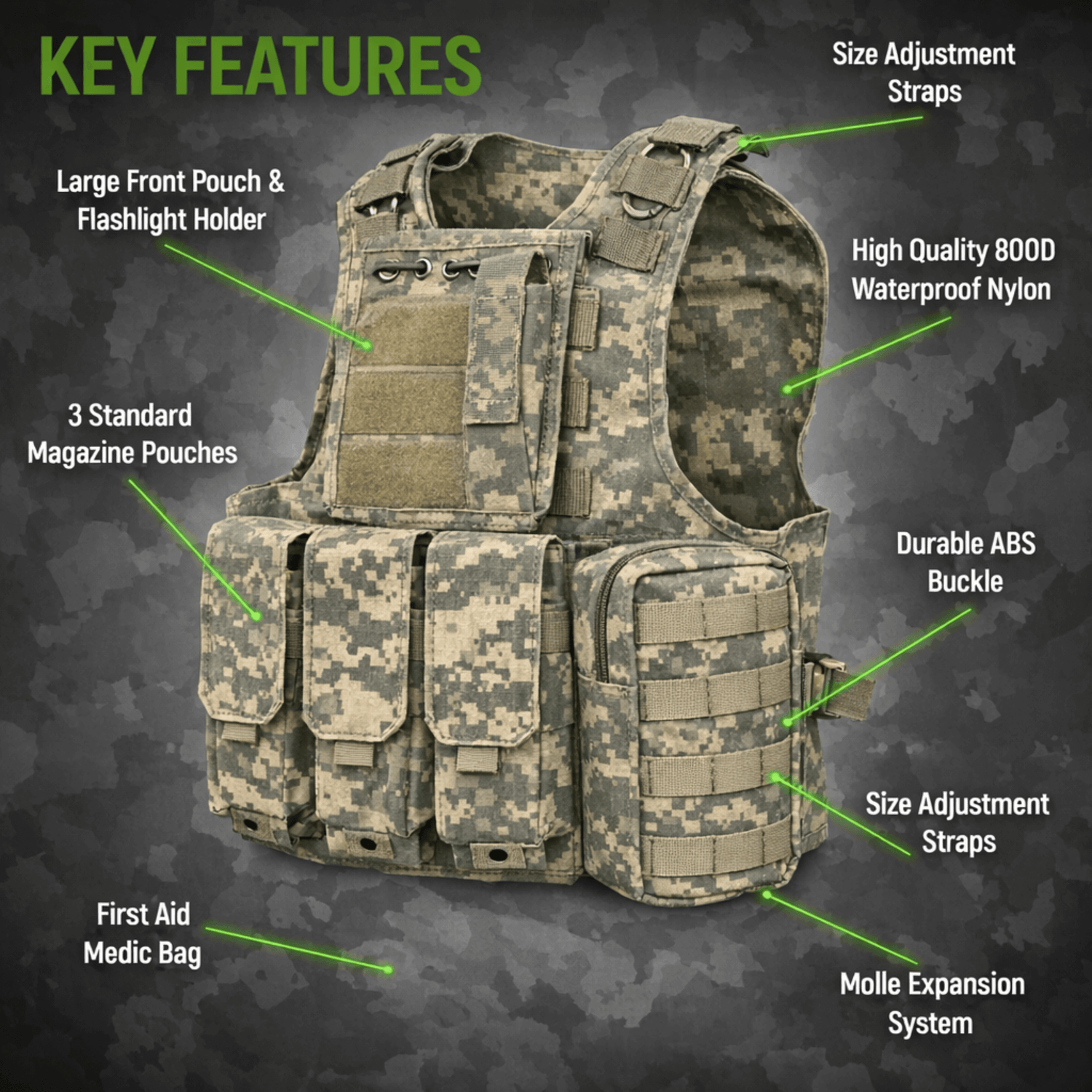 XGear Tactical Military Tactical Plate Carrier Vest Jupiter Gear Home