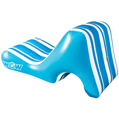 WOW Watersports Splash Pad Lounge Chair w Bottom Slot and Built-In Cup Holder Jupiter Gear Home