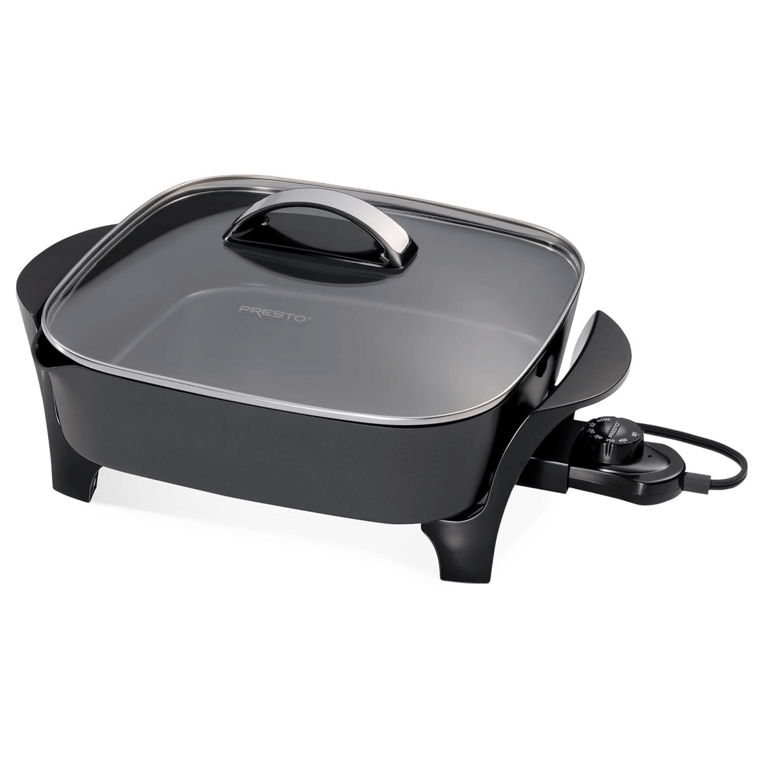 Presto 12-Inch Electric Skillet with Glass Lid Jupiter Gear Home