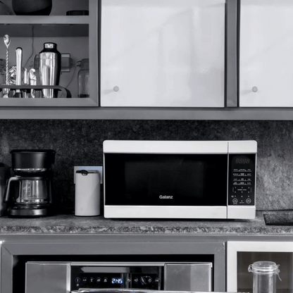 Galanz 1.1 cu ft 1000W Countertop Microwave Oven with One Touch Express Cooking Jupiter Gear Home