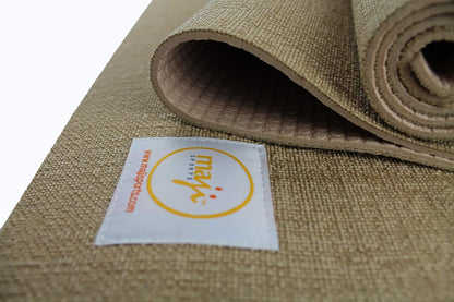 Maji Sports Jute Premium Eco Yoga Mat + Foot Massager  (7.5cm x 17.5cm) Jupiter Gear Home