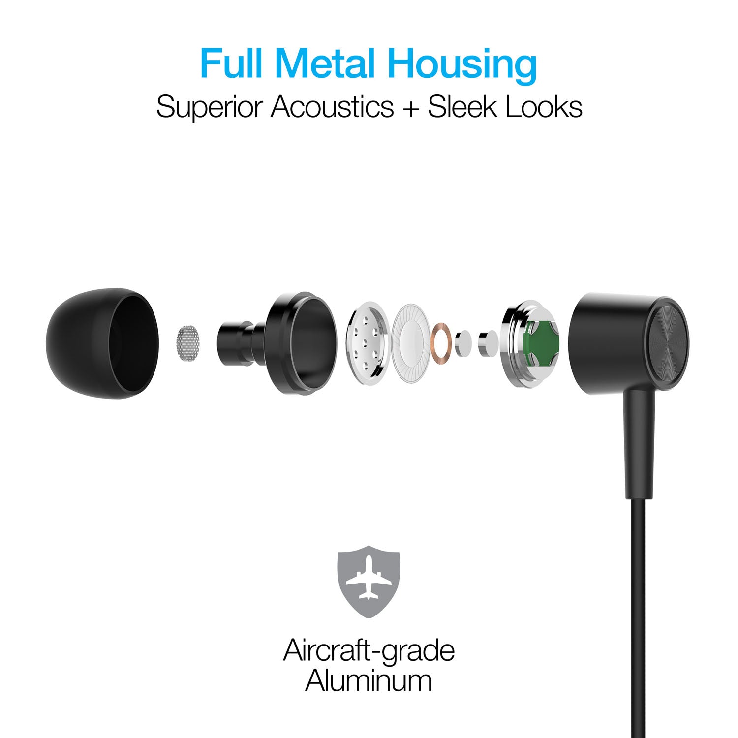 Naztech Platinum High Fidelity Lightning Earbuds Jupiter Gear Home