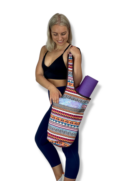 JupiterGear Yoga Mat Carrying Tote Bag with Large Size Pockets | Multipurpose and Fit Most Size Mats Jupiter Gear Home
