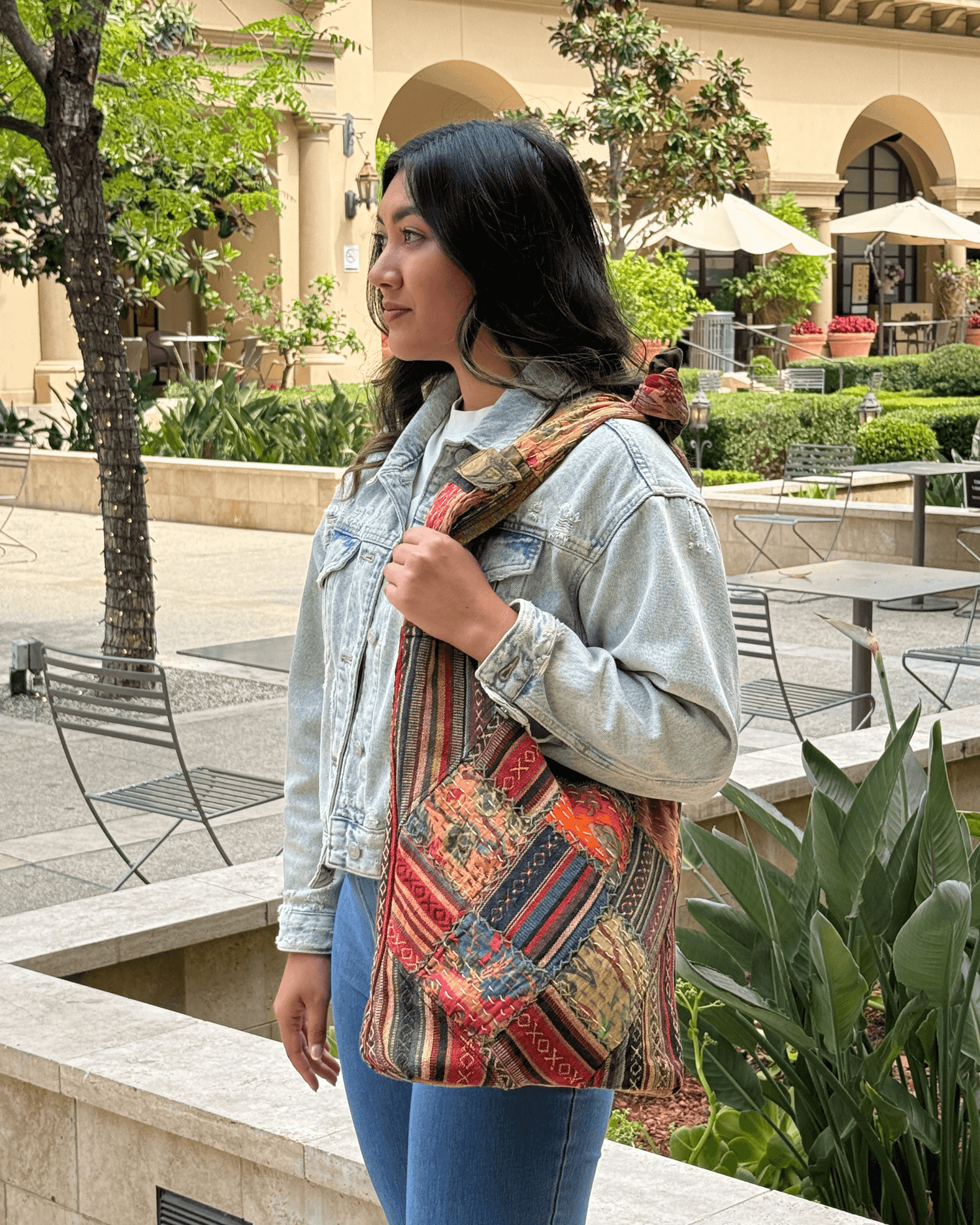 Kathmandu Collection Quilted Patchwork Hobo Bag Jupiter Gear Home