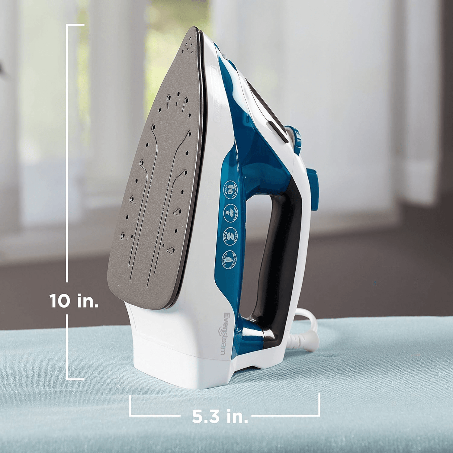 Black &amp; Decker Easy Steam TrueGlide Nonstick SmartSteam Compact Iron Jupiter Gear Home