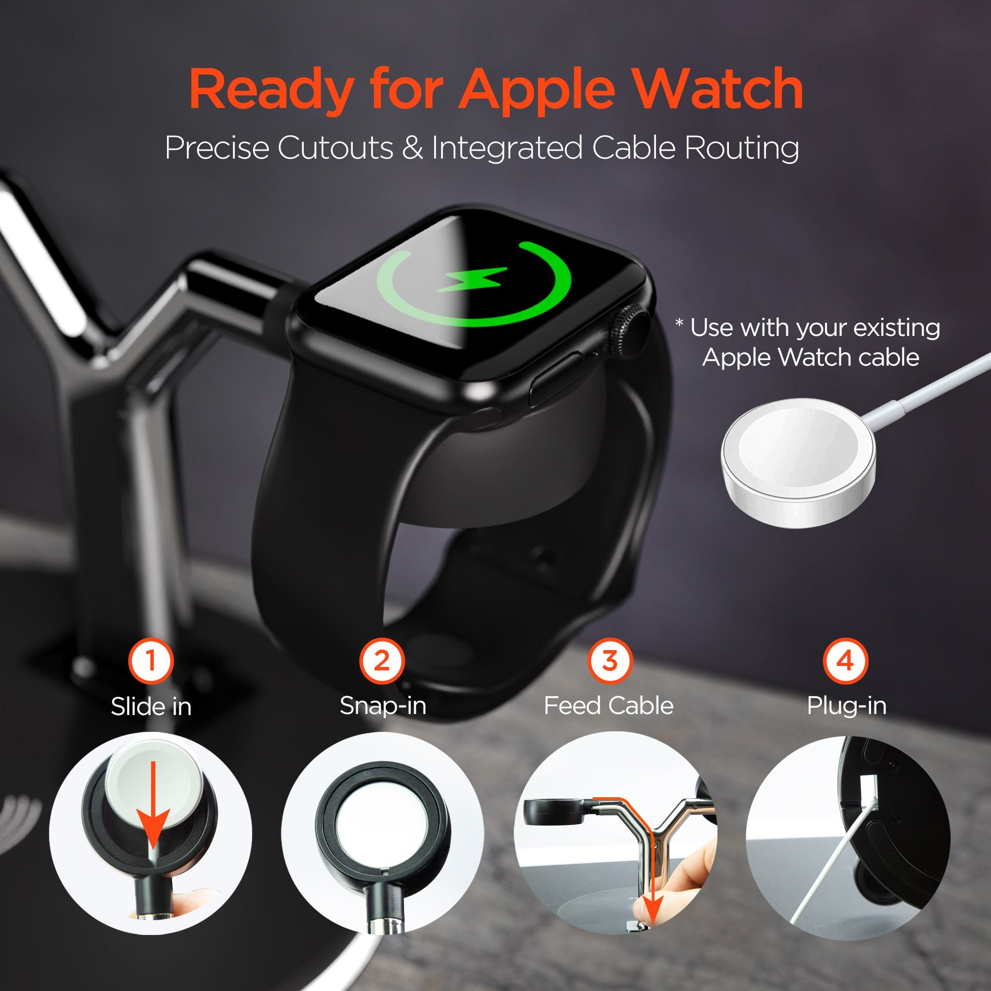 HyperGear MaxCharge 3-in-1 MagSafe Wireless Charging Stand for Phones Jupiter Gear Home