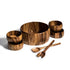Dragor 7 Piece - Extra Large Salad Bowl with Servers and 4 Individuals DC-Kalmar Home