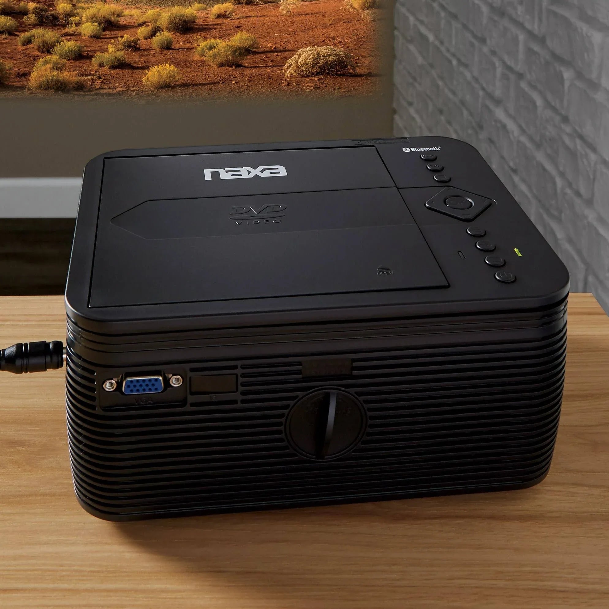 Naxa 150” Home Theater 720P LCD Projector with Built-In DVD Player Jupiter Gear Home