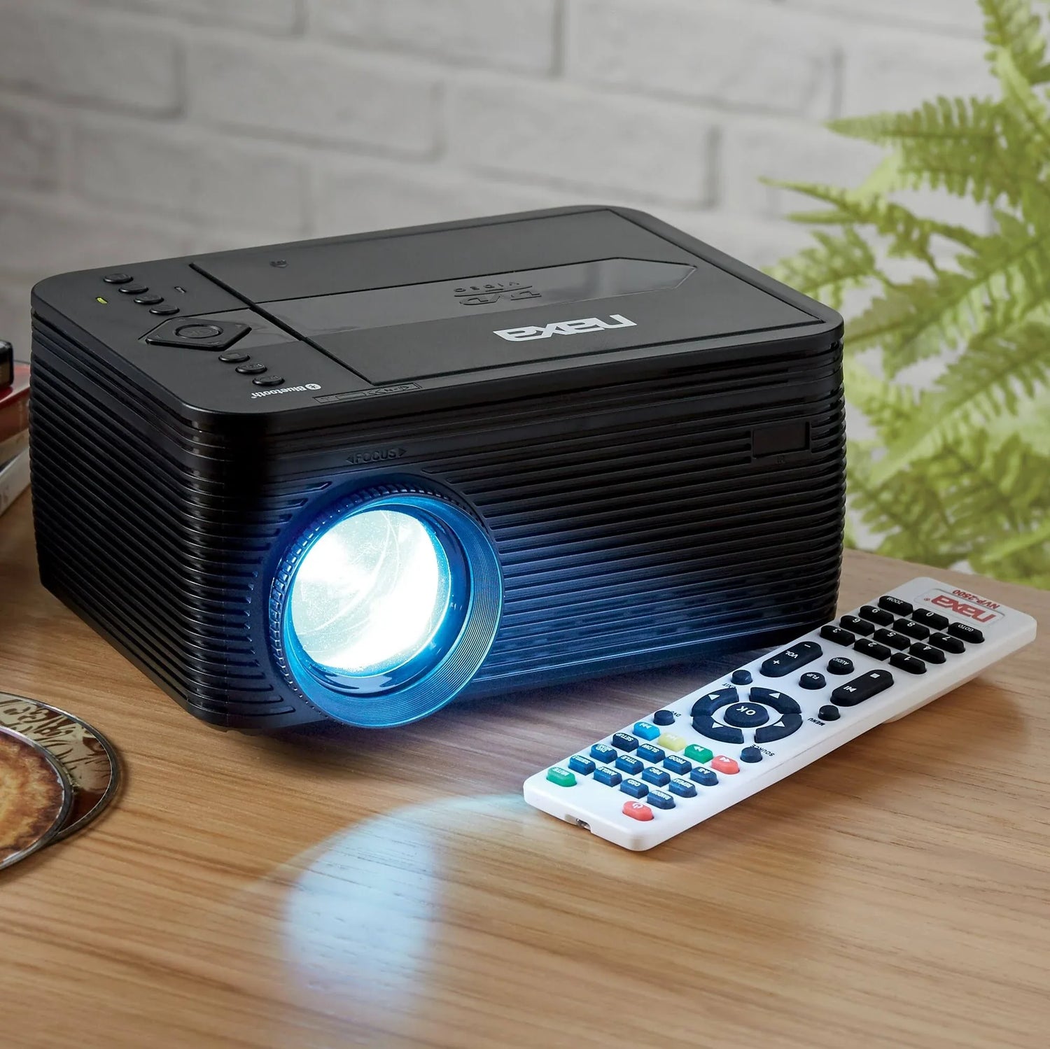 Naxa 150” Home Theater 720P LCD Projector with Built-In DVD Player Jupiter Gear Home