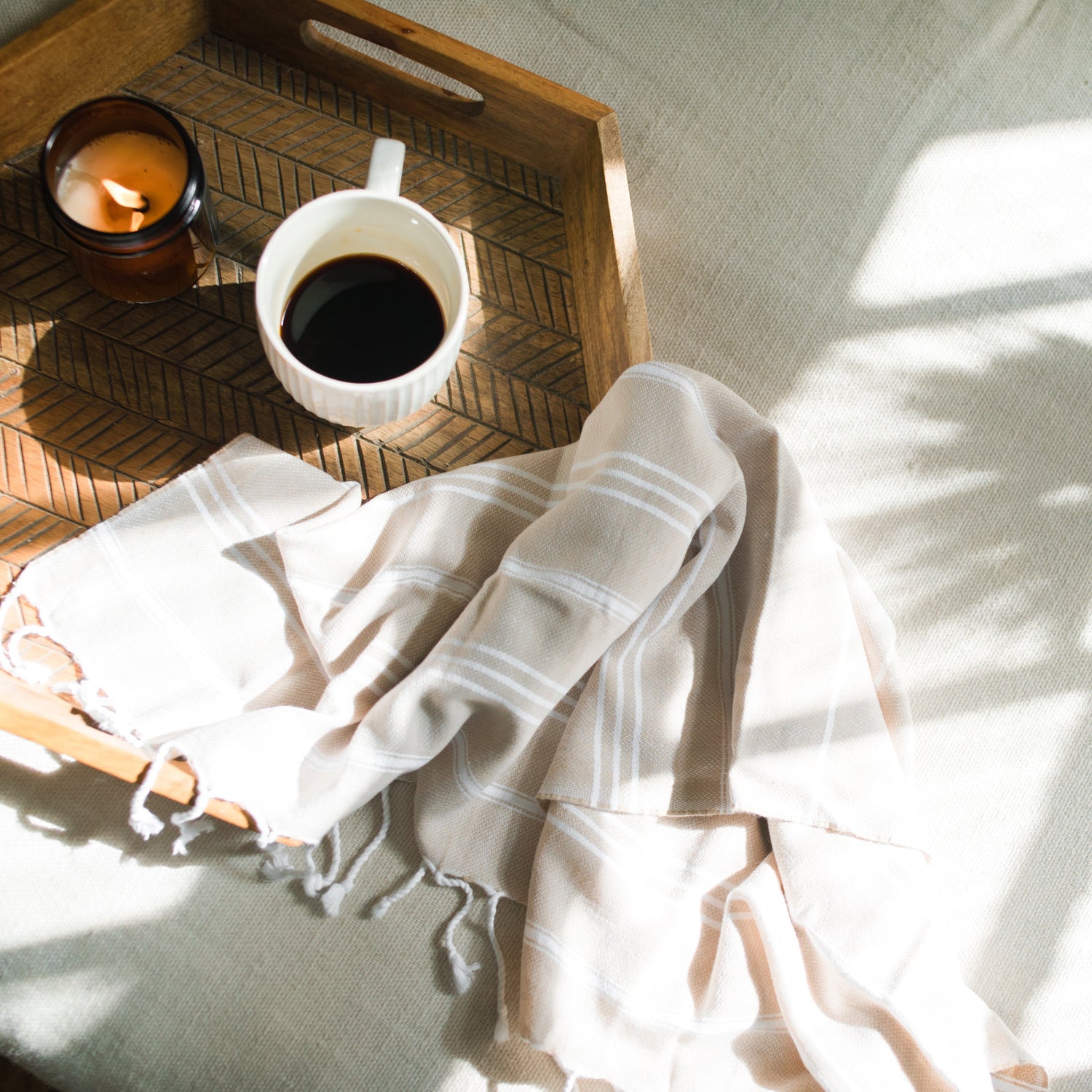 Classic Turkish Hand Towel DC-SLATE + SALT